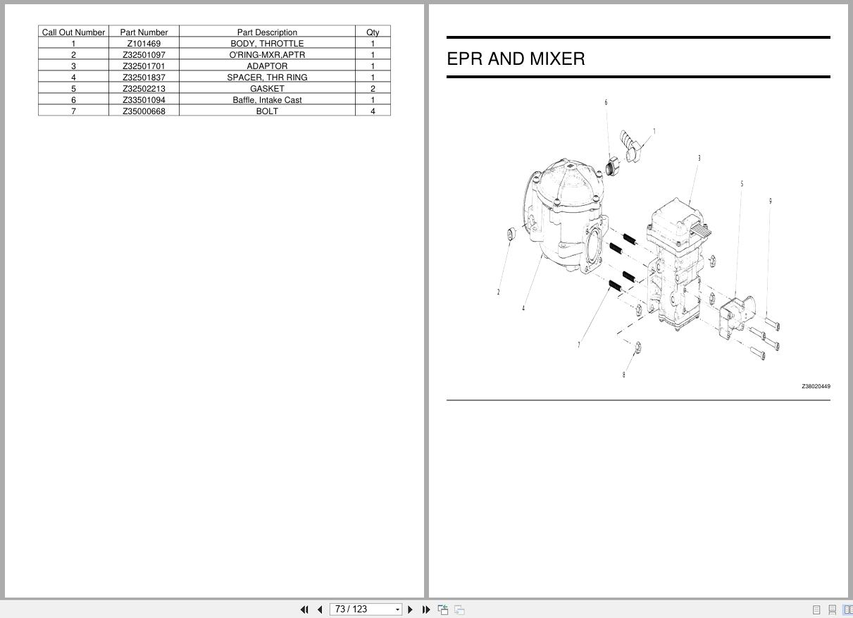PSI Engine 2.4L SINGLE FUEL Parts Catalog 39004776 (2)