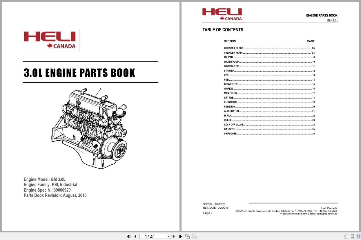 PSI Engine GM 3.0L Parts Book 39000920 2016 (1)