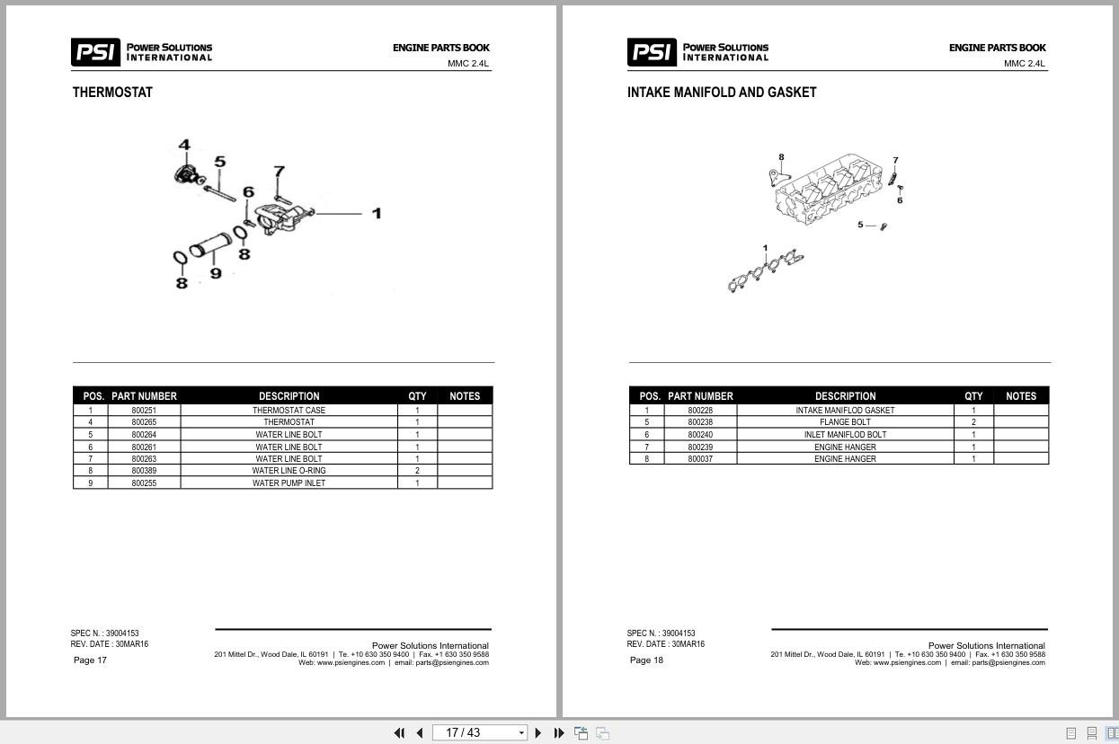 PSI Engine MMC 2.4 Single fuel Parts Book 39004153 11 2016 (2)