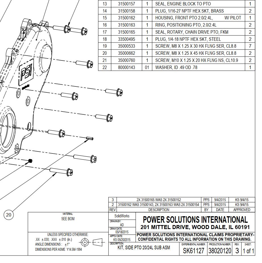 PSI Engine PTO 2.0 2.4L Operation Parts Manual (2)