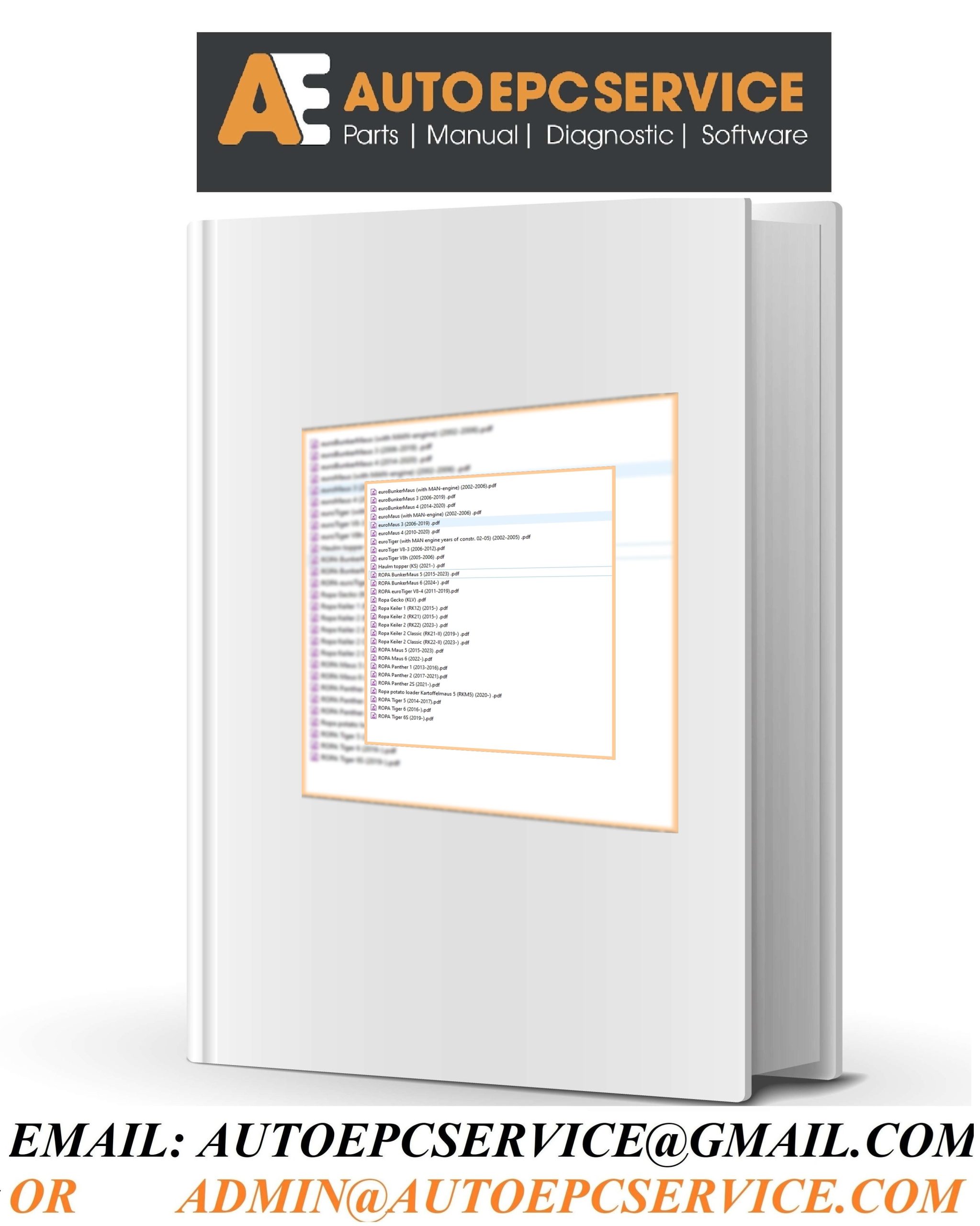 ROPA Agricultural Machine Parts Catalog PDF 5.21GB (1)
