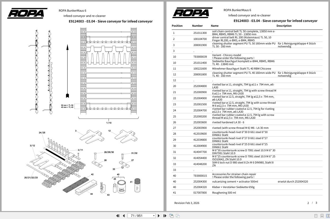ROPA Harvester BunkerMaus 6 2024 Spare Parts Catalog (2)