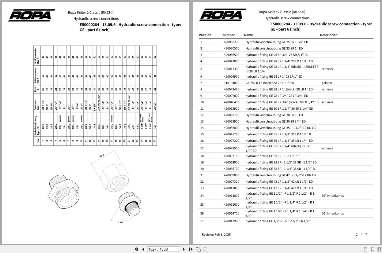 ROPA Harvester Keiler 2 Classic RK22 II 2023 Spare Parts Catalog (3)