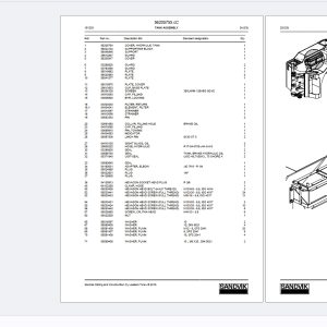 Sandvik Service Maintenance Parts Manuals PDF Collection (3)