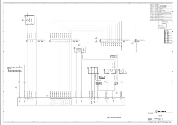 Scania Bus CK 450 EB6x2 4NI 12.0 CL1 Electrical Schematic (1)