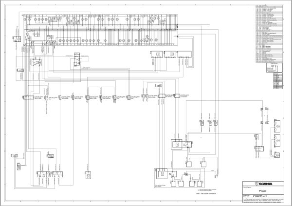 Scania Bus CK 450 EB6x2 4NI 12.0 CL1 Electrical Schematic (2)