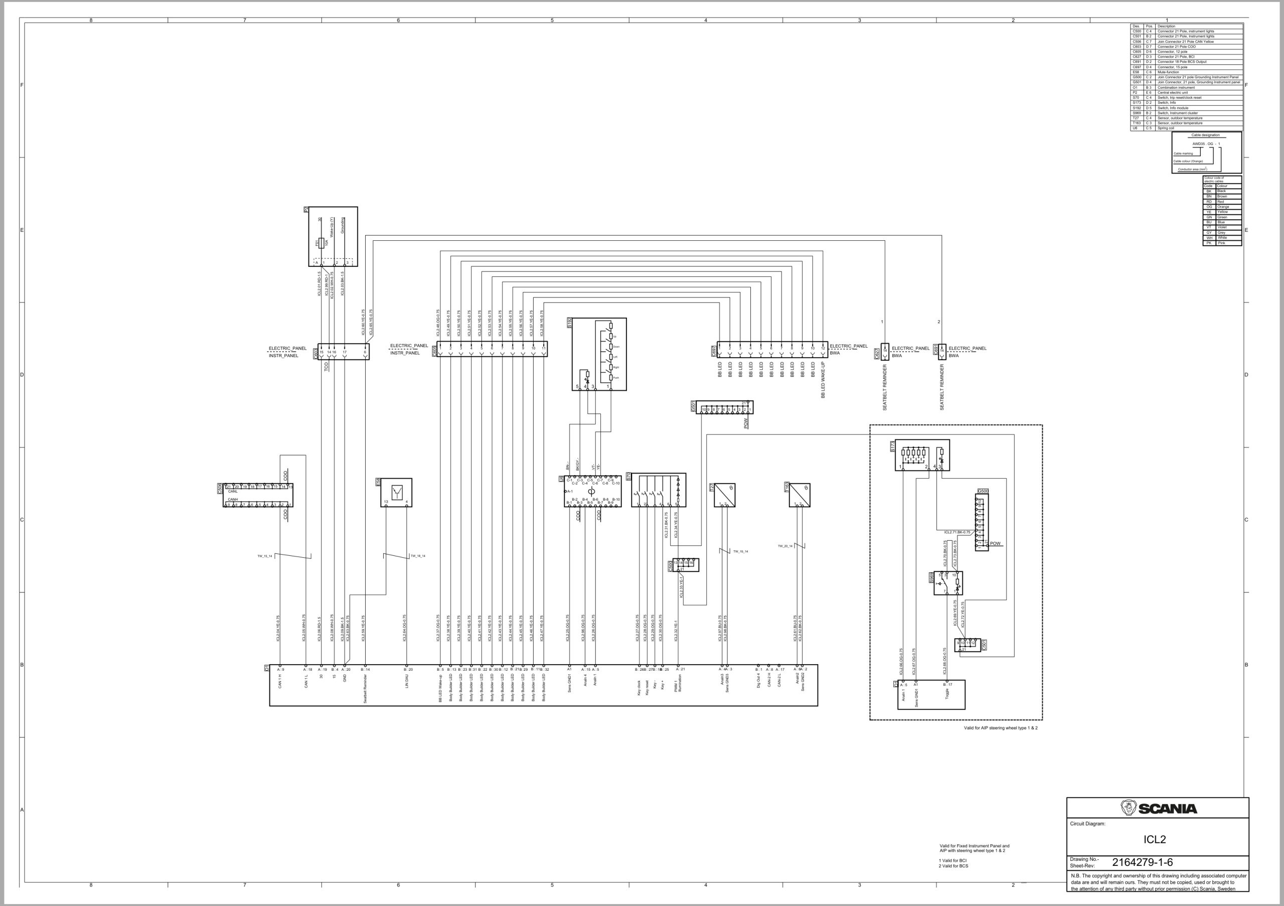 Scania Bus IK 450 EB6x2 4NI Electrical Schematic (1)