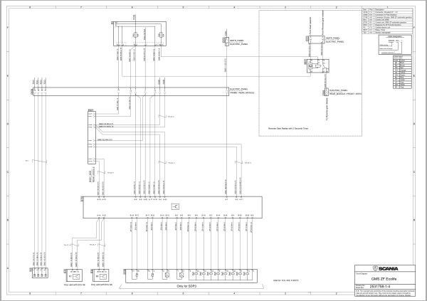 Scania Bus SK 250 UB4x2LB CL1 Electrical Schematic (2)
