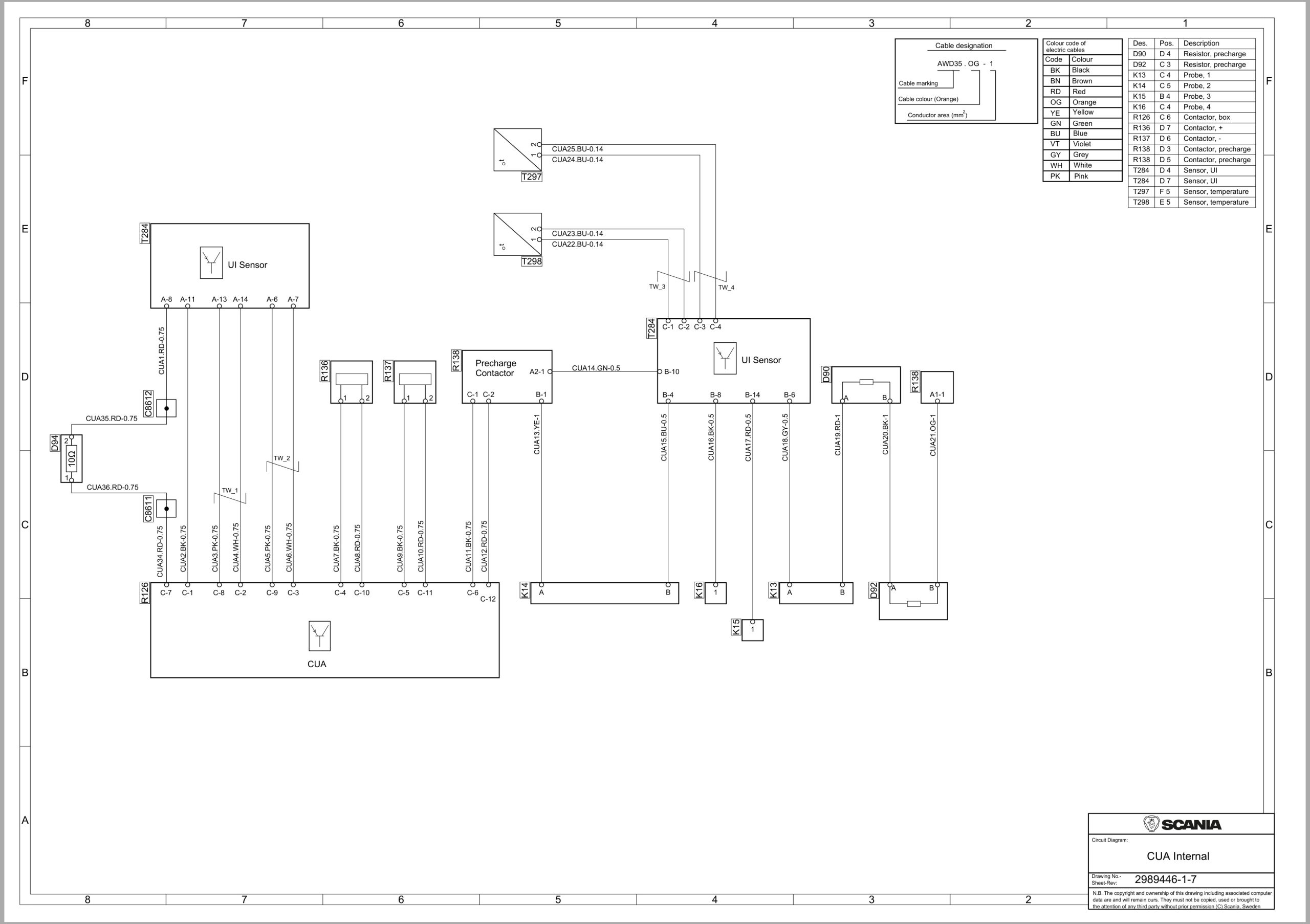 Scania Truck L 270E B6x2 4NB Electrical Schematic (1)