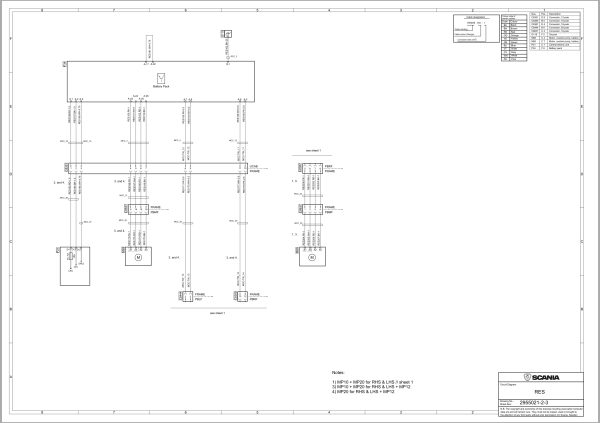 Scania Truck L 330 E B6x2 4NB Electrical Schematic (2)