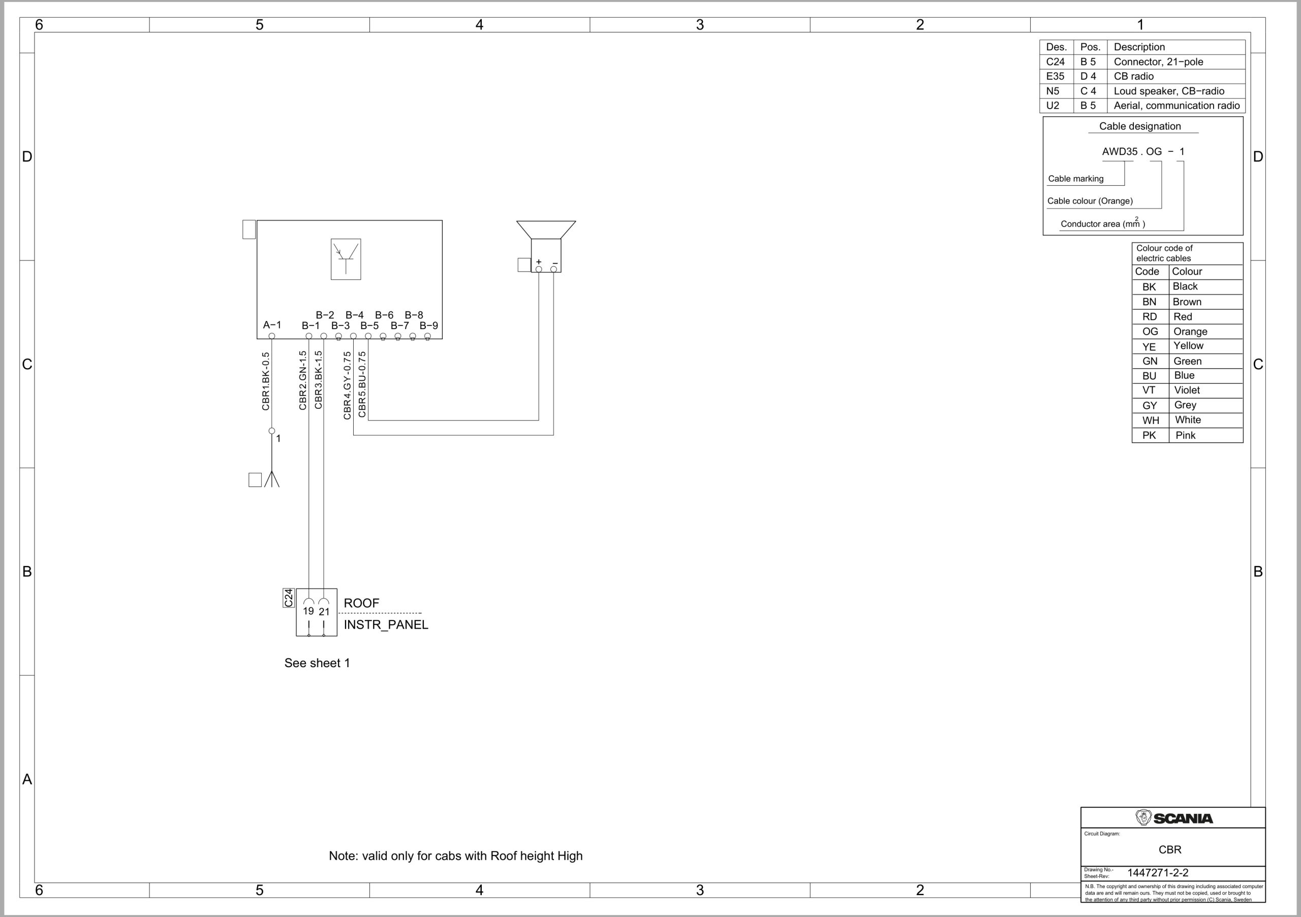 Scania Truck R 164 LA4X2NA 480 Electrical Schematic (1)