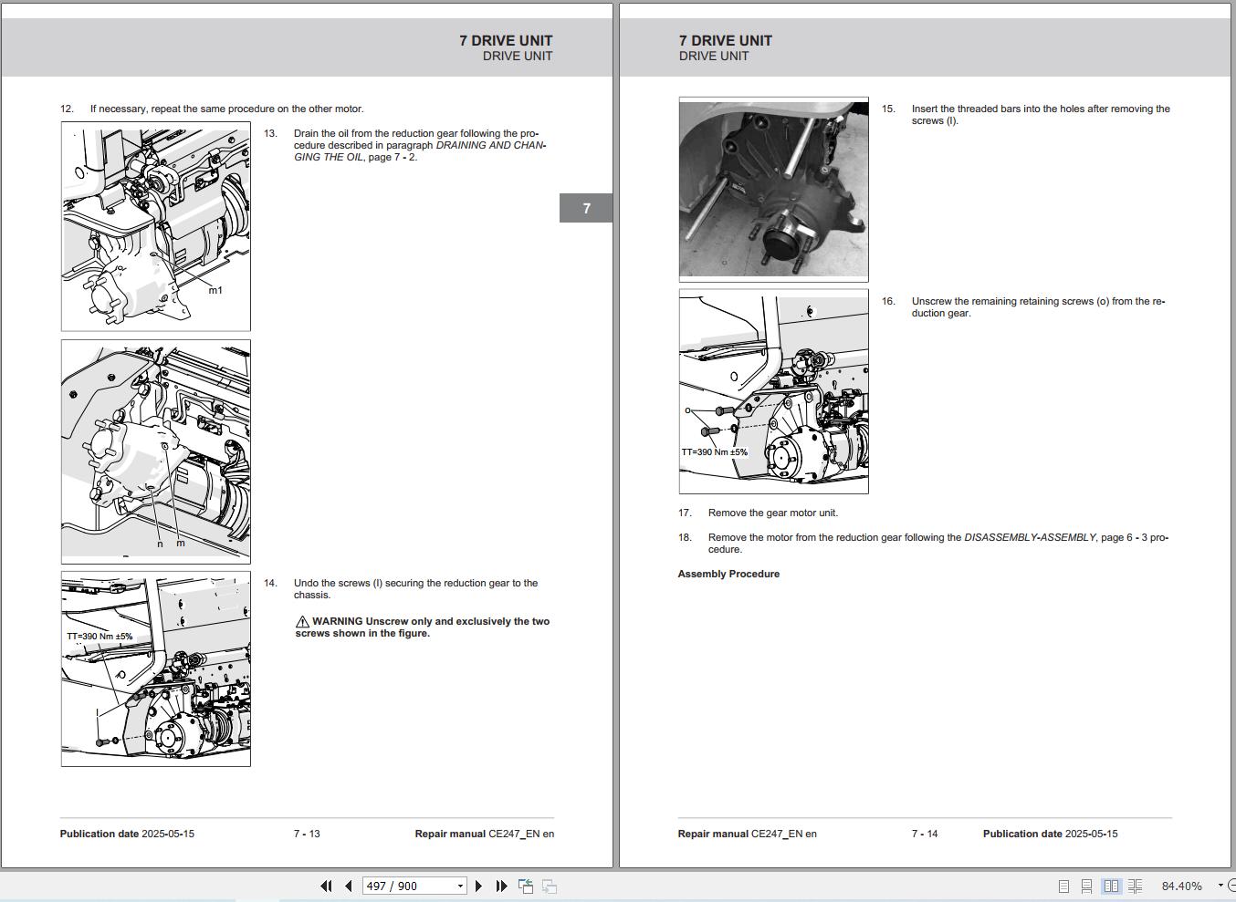 Toyota Forklift 9FBEK18T 2025 Repair Manual CE247 (2)