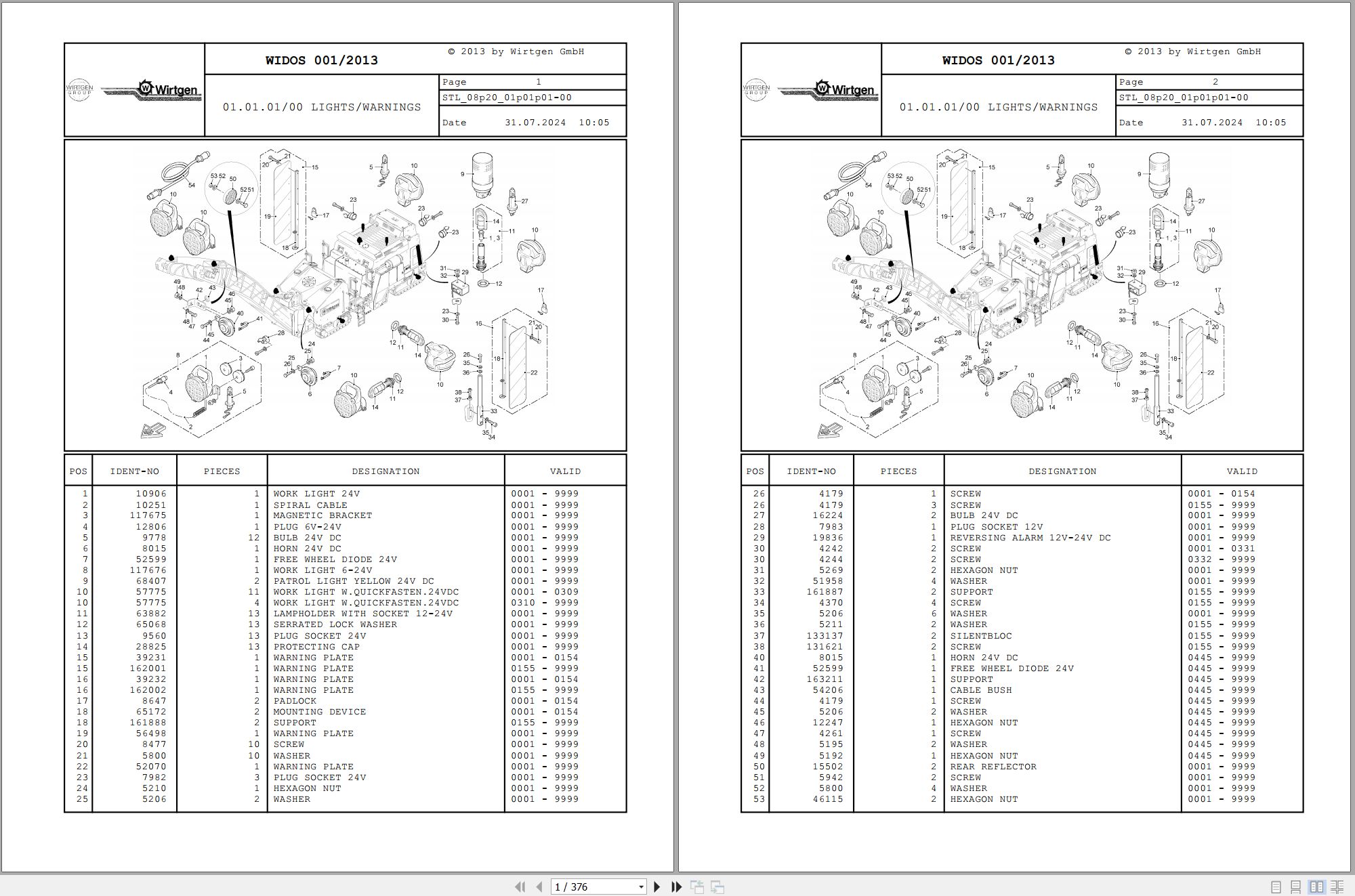 Wirtgen Road Milling Spare Parts Catalog PDF 1.66GB (4)