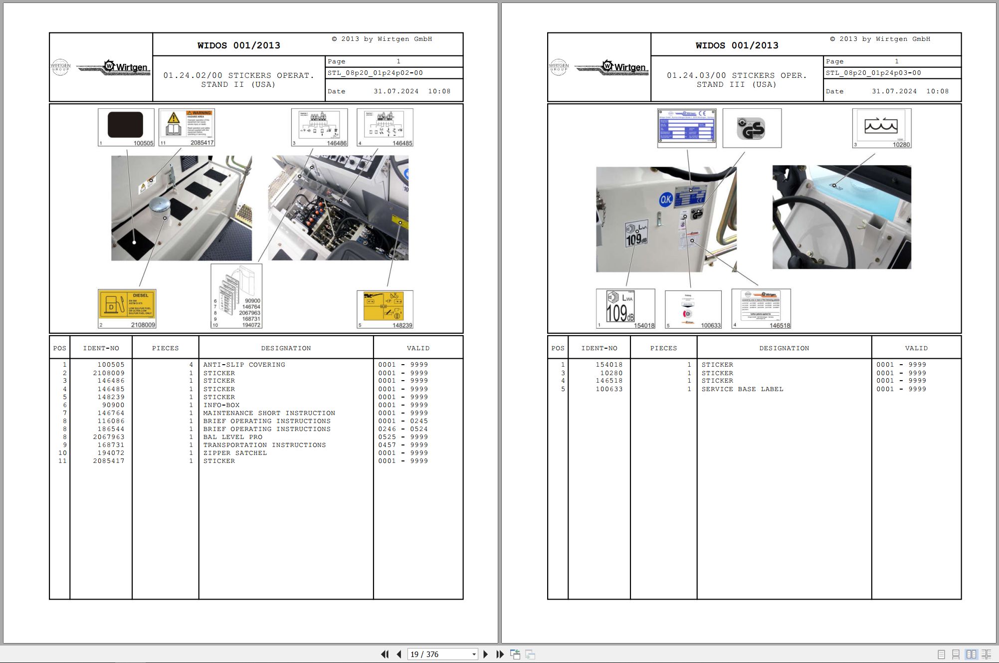 Wirtgen Road Milling Spare Parts Catalog PDF 1.66GB (5)