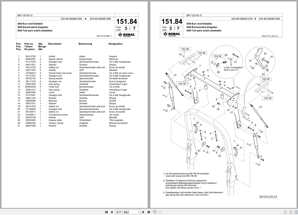 Bomag Combination Roller BW 120 AC 5 Spare Parts Catalog 2020 2023 EN DE FR (3)