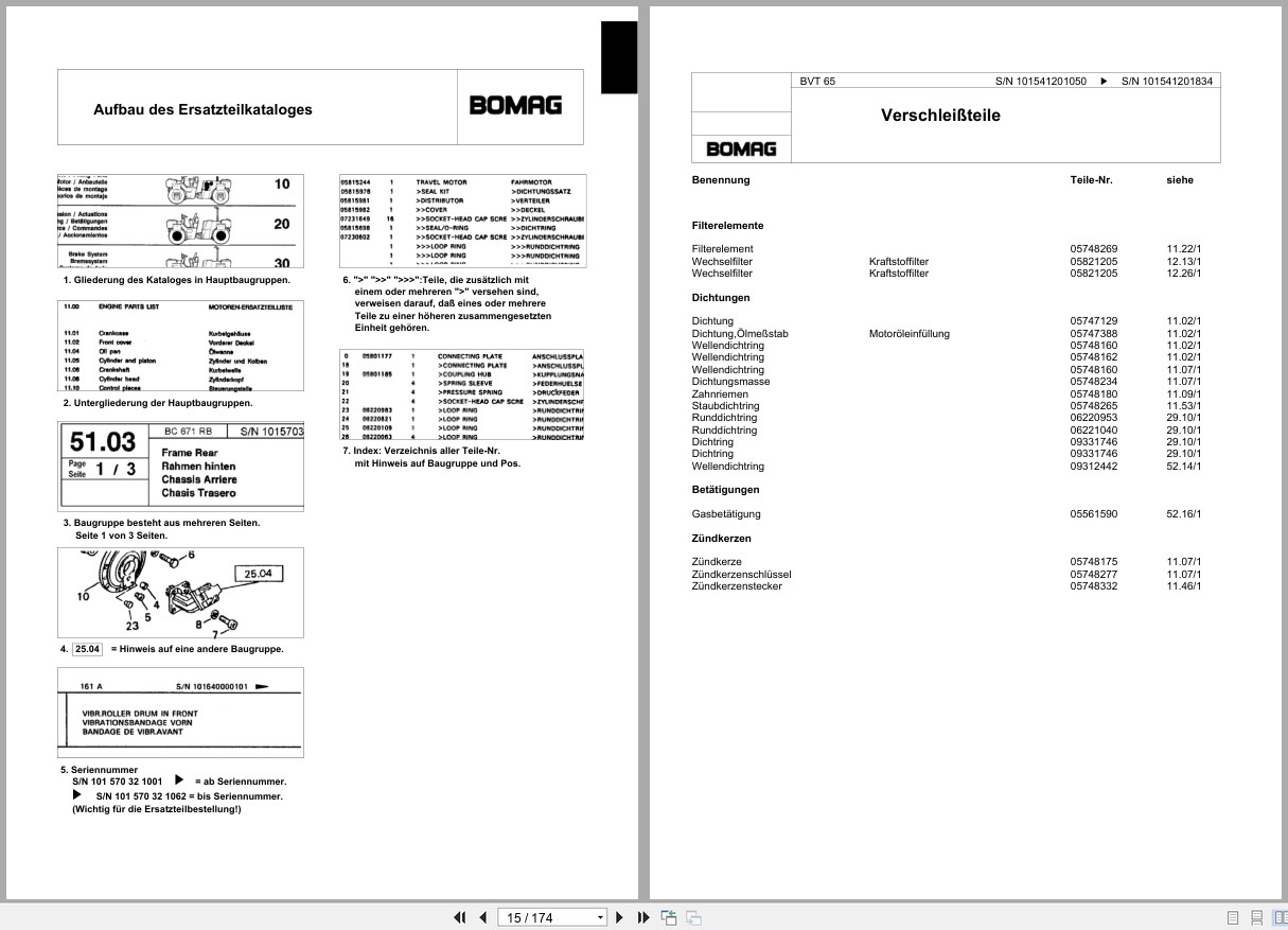 Bomag Vibratory Tamper BVT 65 Spare Parts Catalog 2012 2013 EN DE FR (2)
