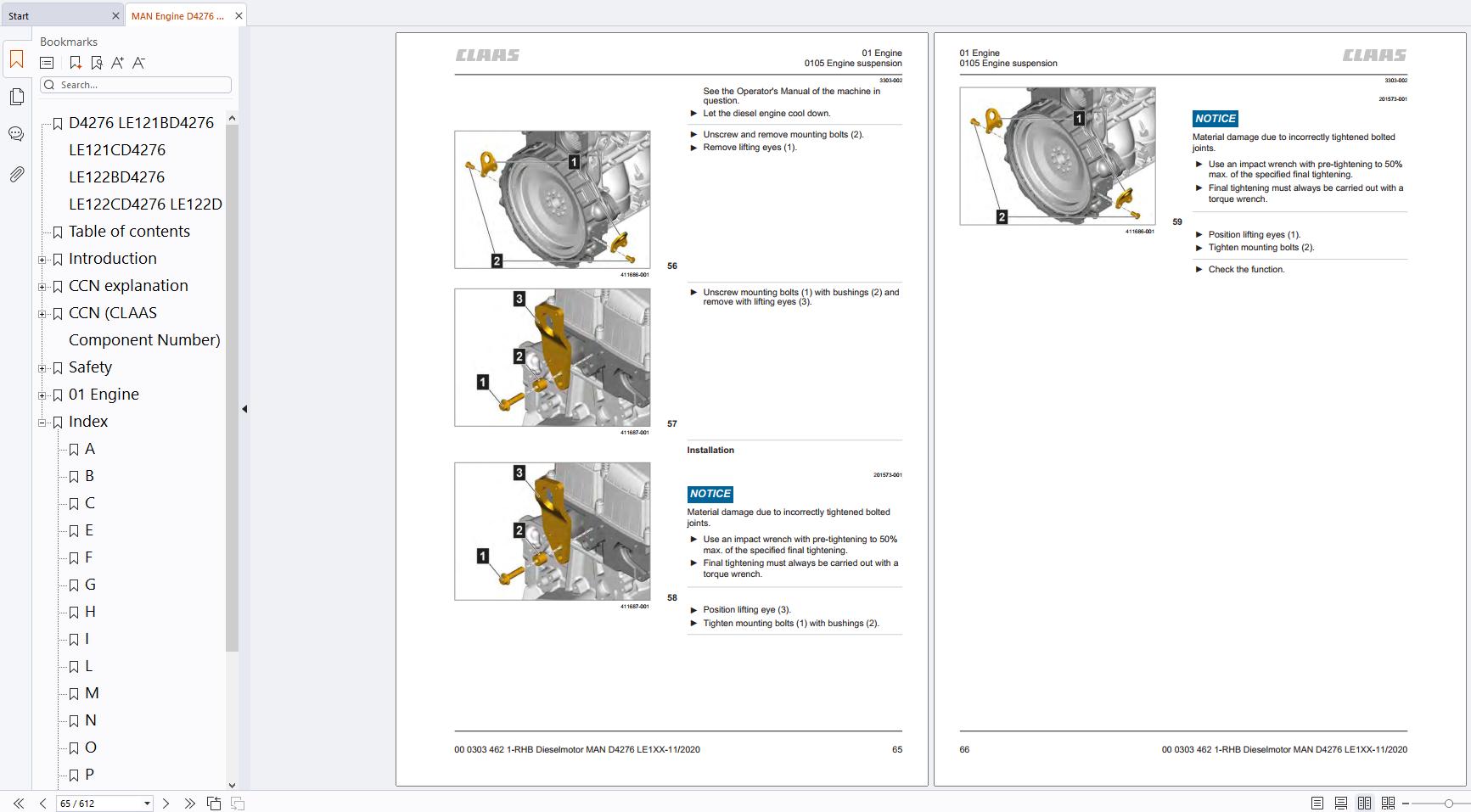 CLAAS Forage Harvester JAGUAR 990 930 502 Repair Manual (3)