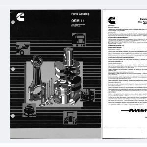 Cummins Engine QSM11 Tier 3 Emissions CPL 8543 Parts Catalog (1)
