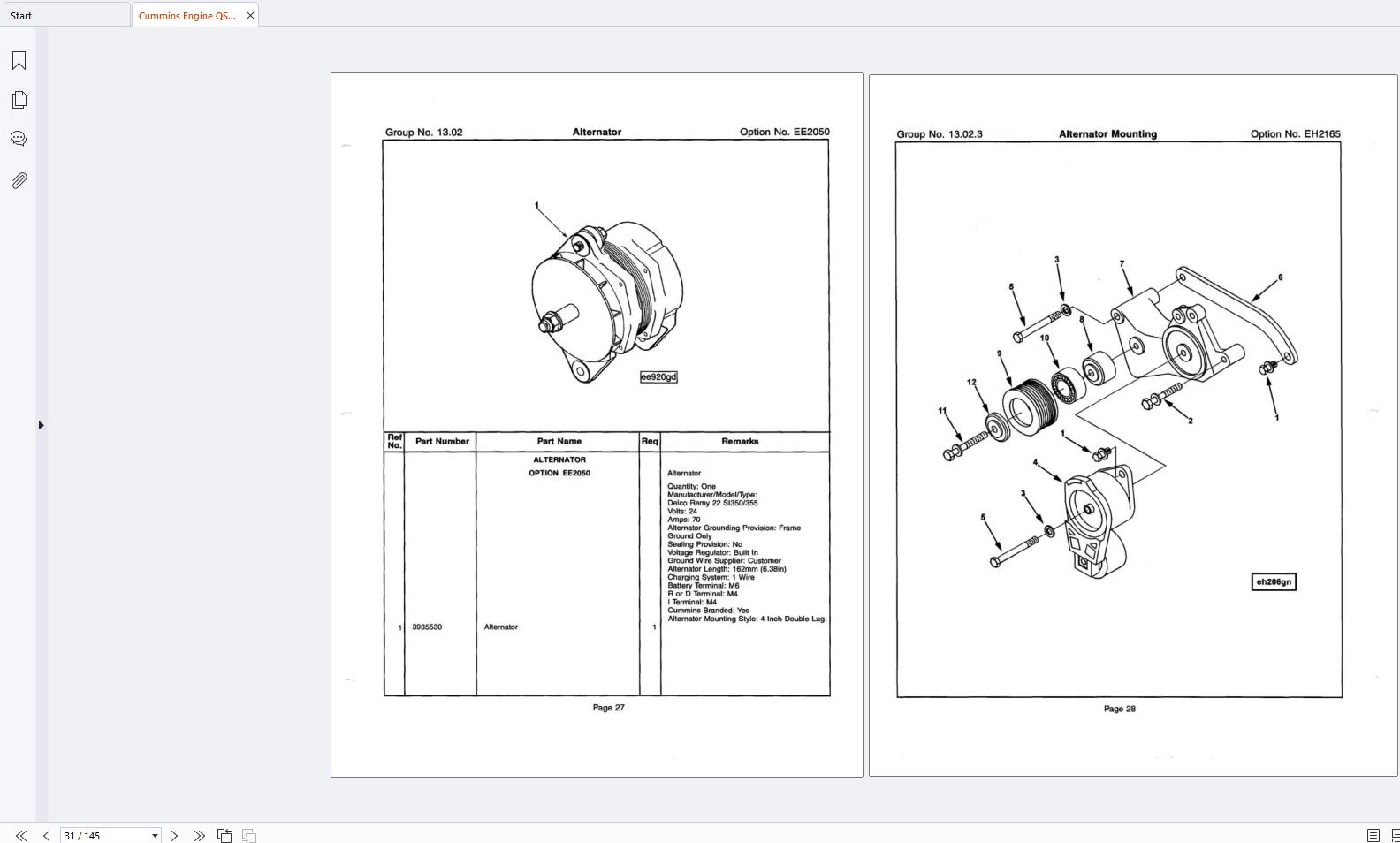 Cummins Engine QSM11 Tier 3 Emissions CPL 8543 Parts Catalog (2)