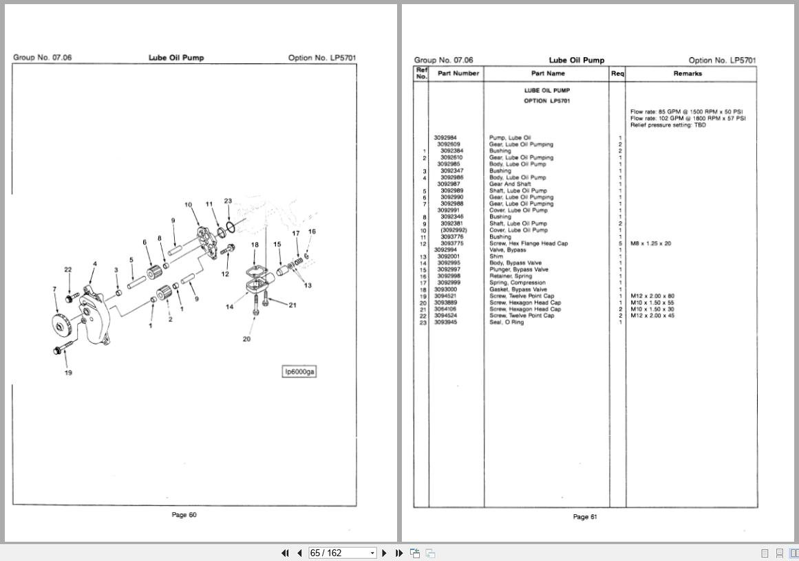 Cummins Engine QST30 Parts Catalog 3672102 02 2