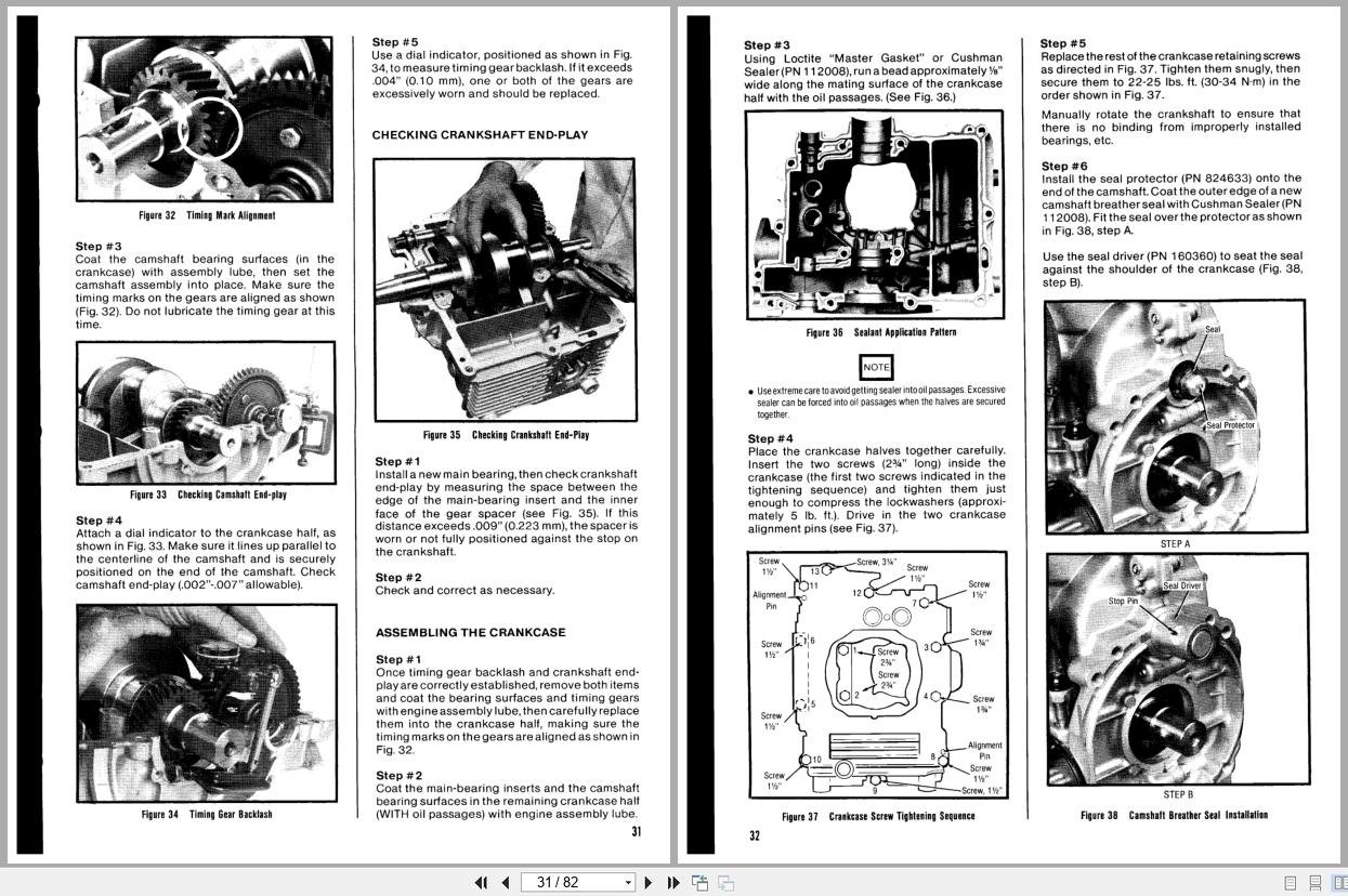 Cushman Front Line Mower 17 HP Diesel 22 HP Gas Service Manual 823881 1986 (2)