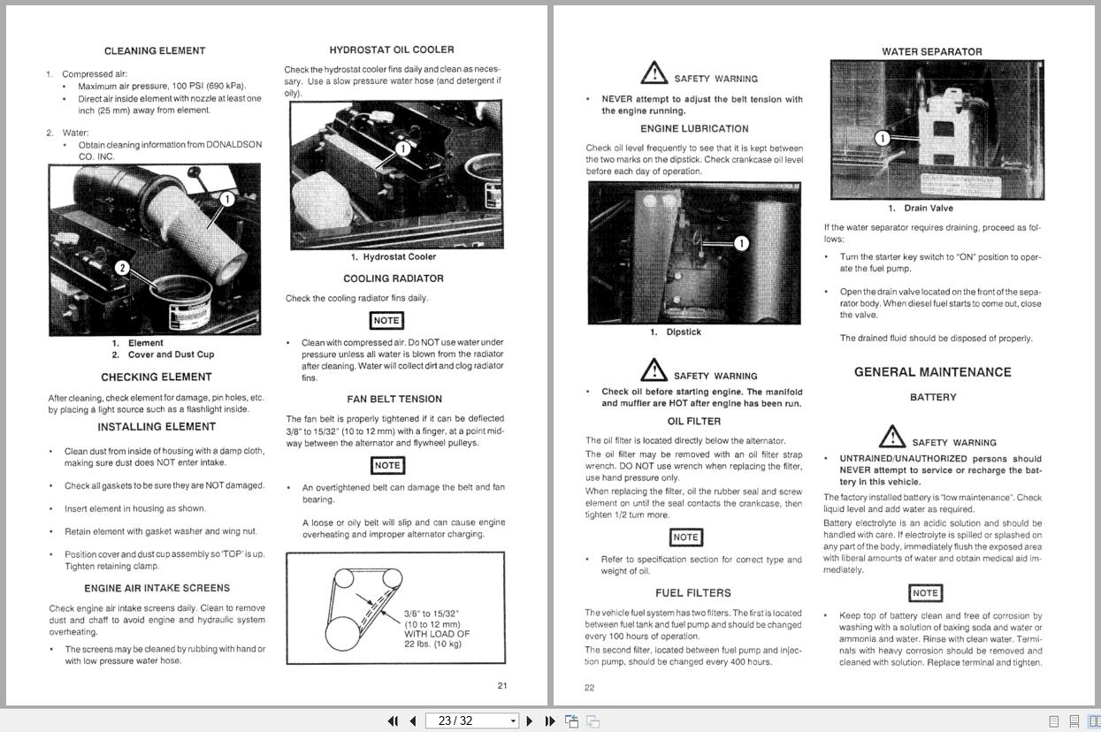Cushman Front Line Mower 898806 898807 Operation Manual 831991 1993 (2)