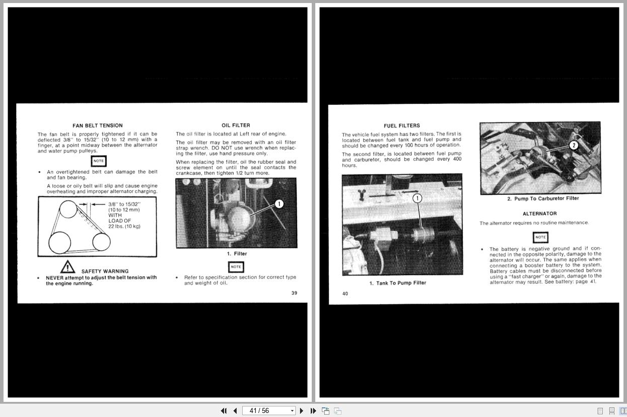 Cushman Front Line Mower 898808 898809 Operation Manual 832646 1990 (2)