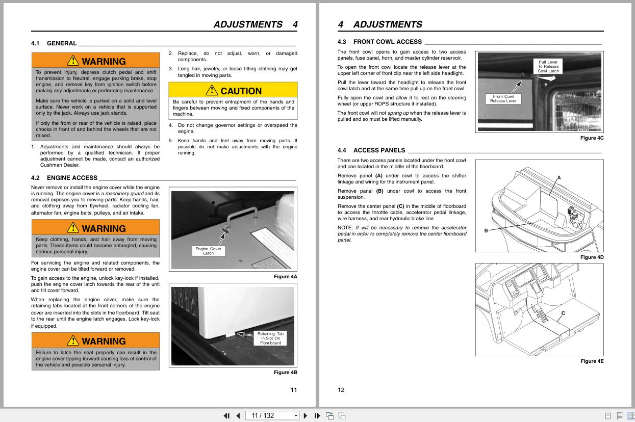 Cushman Sprayer SprayTek DS 175 84066 Parts Maintenance Manual 4241722 B (2)