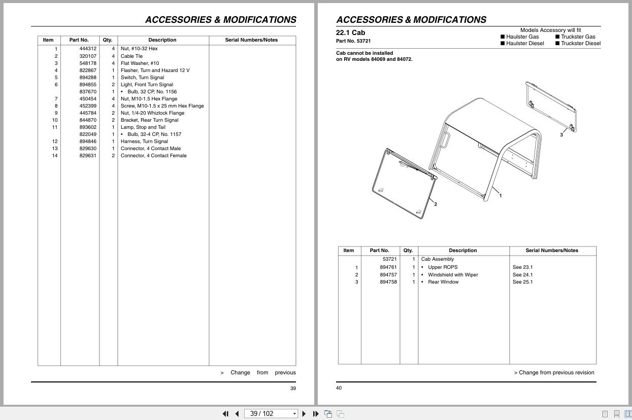 Cushman Sprayer SprayTek DS 175 DS 300 Turf Truckster Haulster Accessory Modifications Manual 4239442 (2)