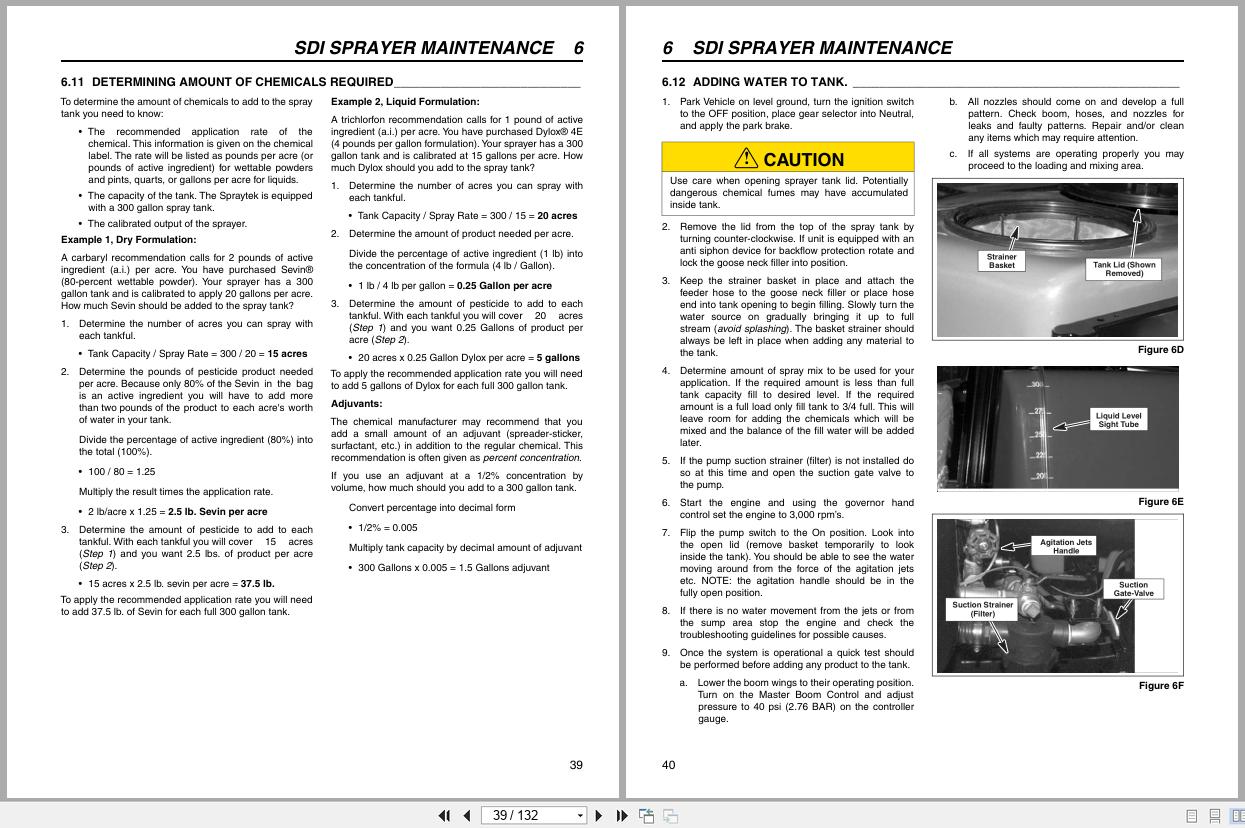 Cushman Sprayer SprayTek DS 300 84062 Parts Maintenance Manual 4175885 A (2)