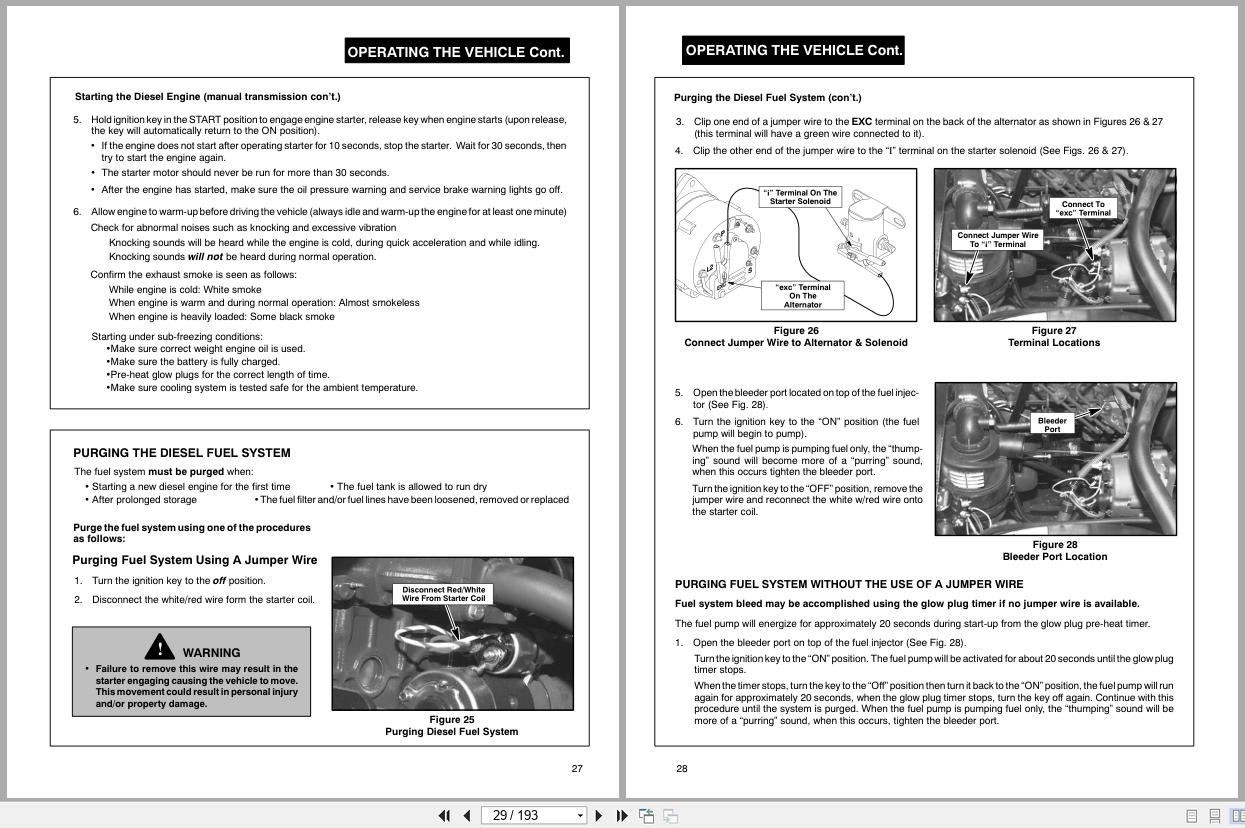 Cushman Utility vehicle Haulster 898736 to 898727 Parts Maintenance Manual 4115530 (2)