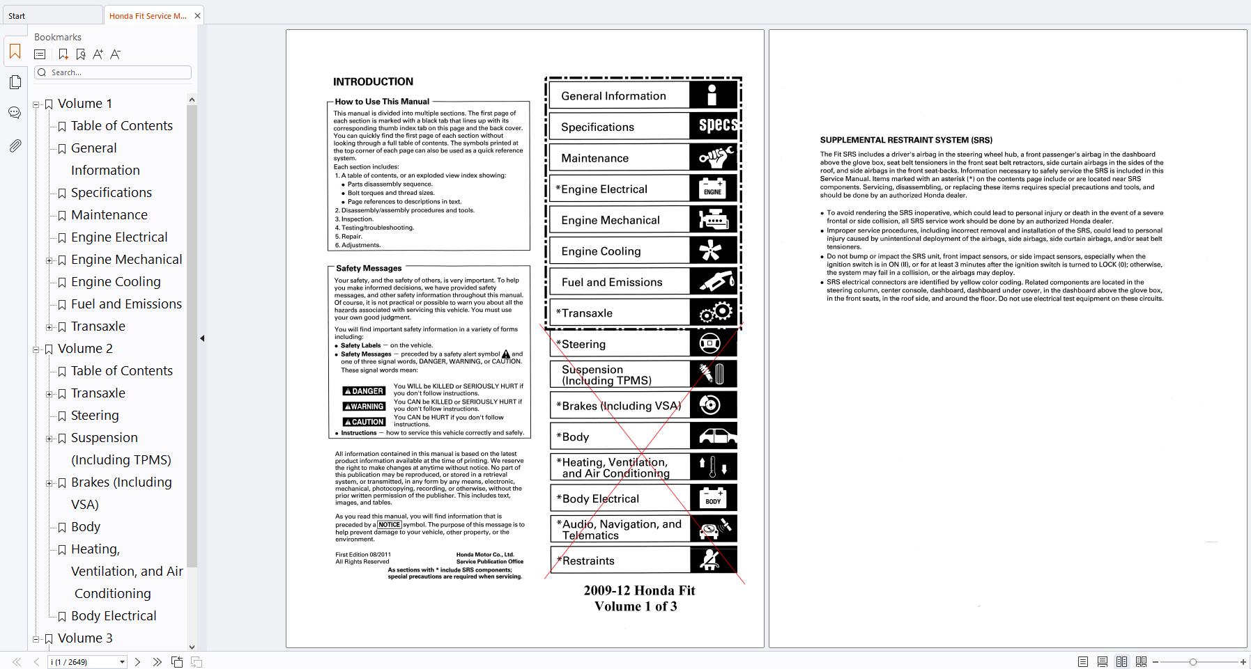 Honda Fit Service Manual 2009 2012 (1)