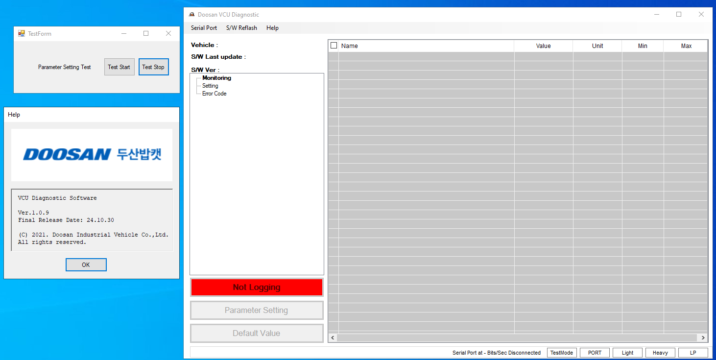 How To Fix Error Doosan VCU 1.0.9 Diagnostic Program (1)