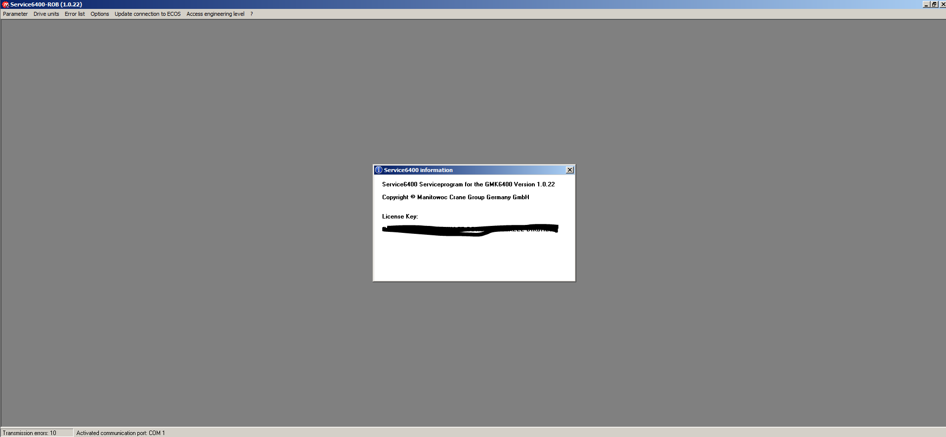 How To Fix Error Grove Crane GMK6400 Version 1.0.22 Standard ROB Service Program (1)
