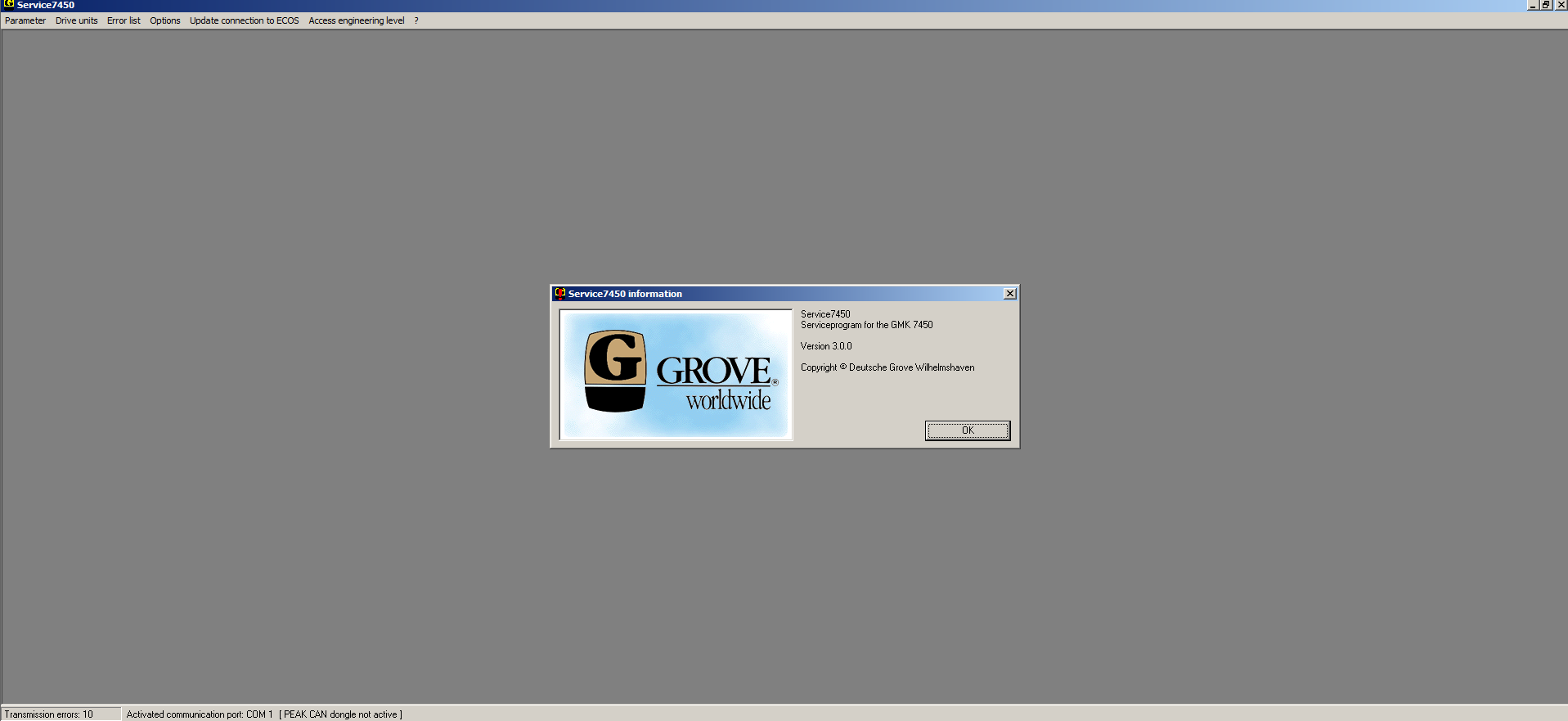 How To Fix Error Grove Crane GMK7450 V3 Version 3.0.0 Standard Service Program (1)