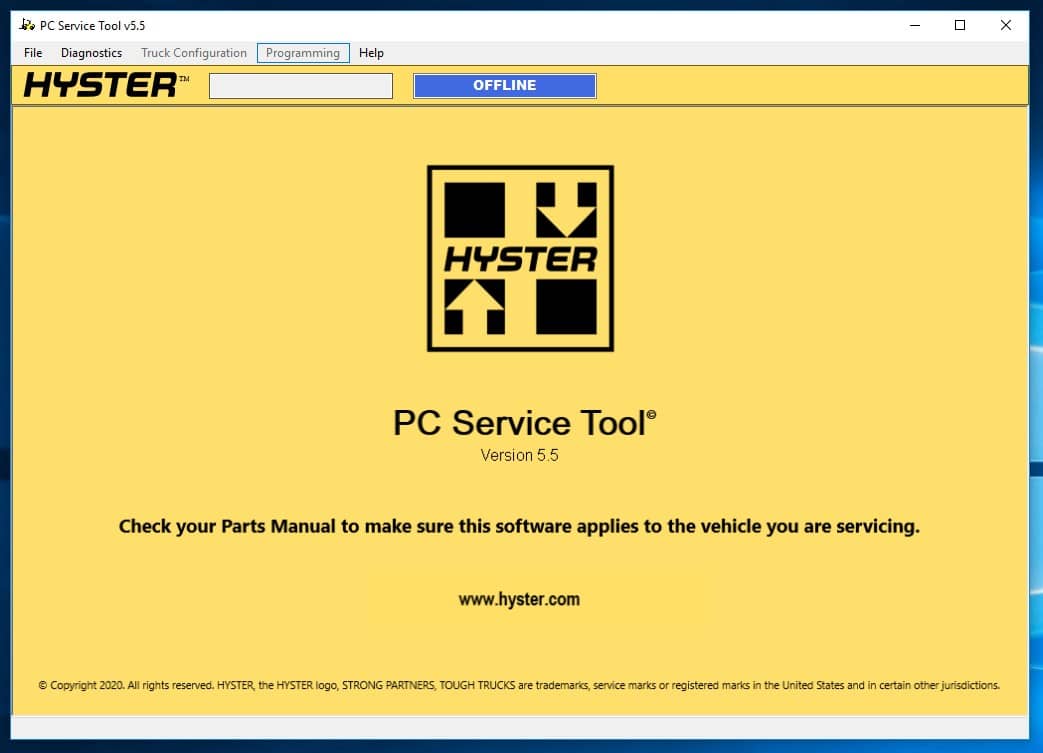 How To Fix Error Hyster Forklift PCST V5.5 05.2025 Diagnostic Program (1)