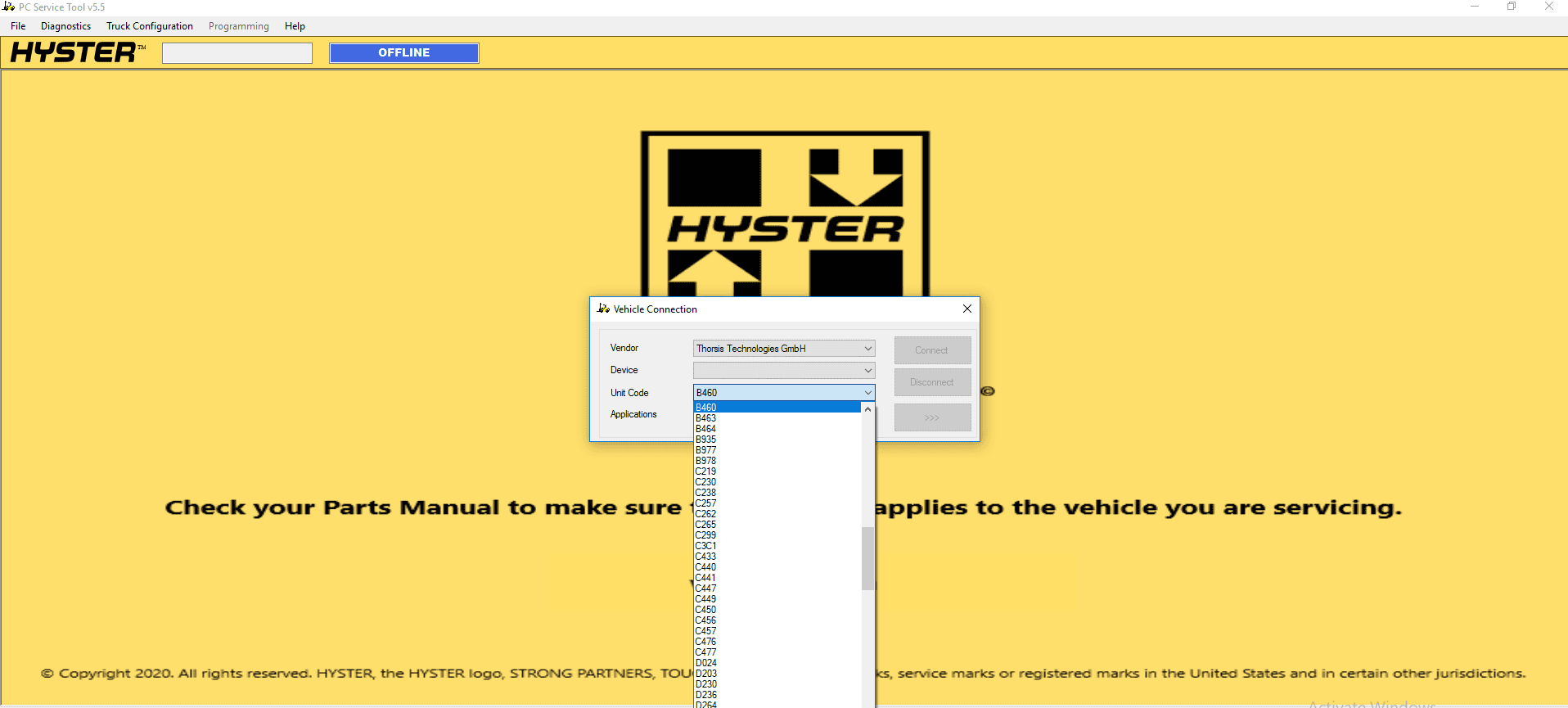 How To Fix Error Hyster Forklift PCST V5.5 05.2025 Diagnostic Program (2)