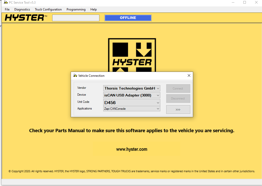 How To Fix Error Hyster Yale Plugin Zapi 2.20 Programming Tool (2)