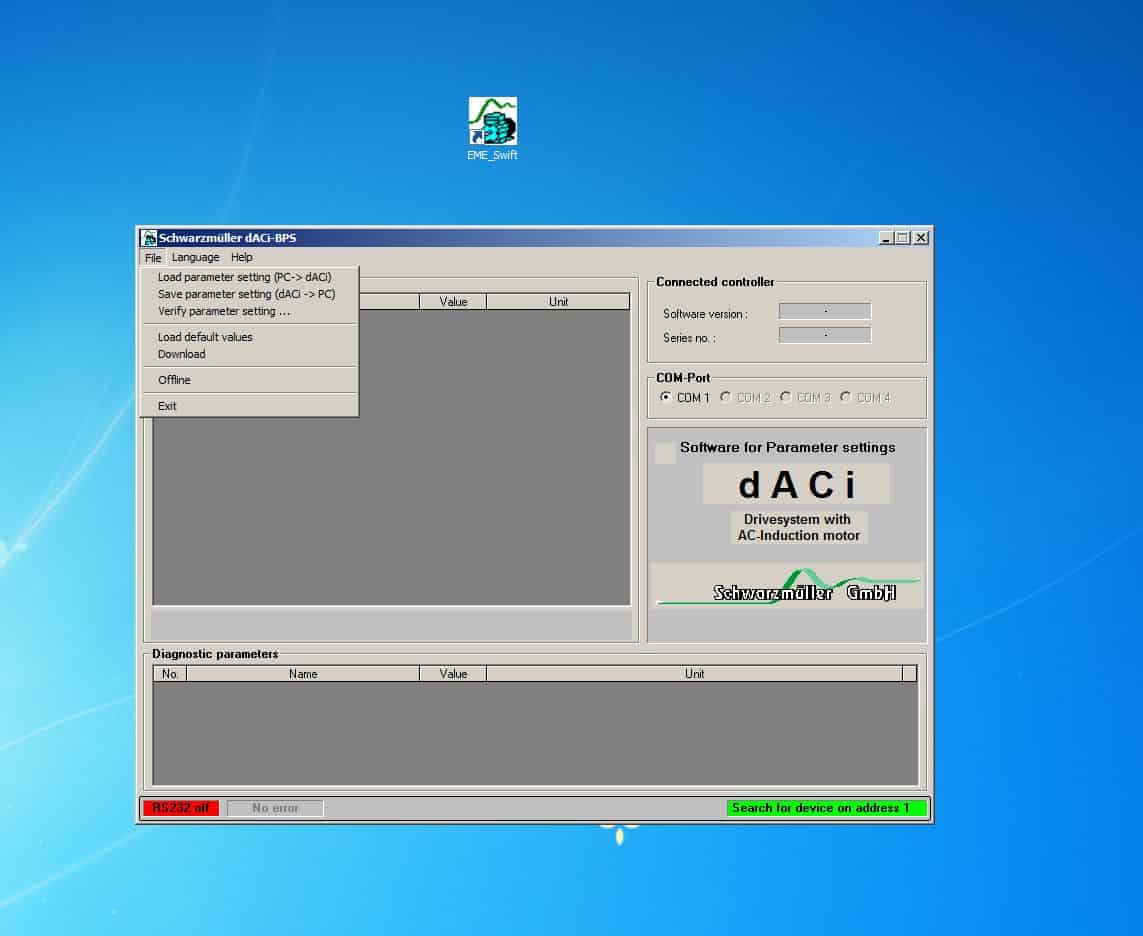 How To Fix Error Jungheinrich EME Swift Schwarzmuller dACi BPS Version 2.00 09.11.2001 EME (2)