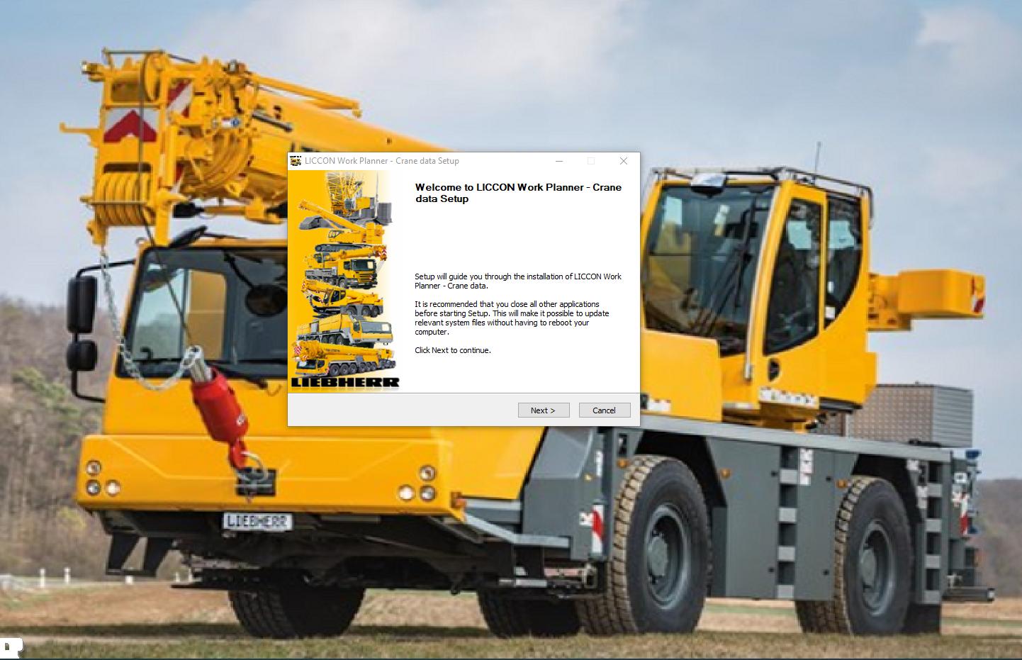 How To Fix Error Liebherr LICCON Universal Work Planner V6.19 LTM 1030 2.1 (1)