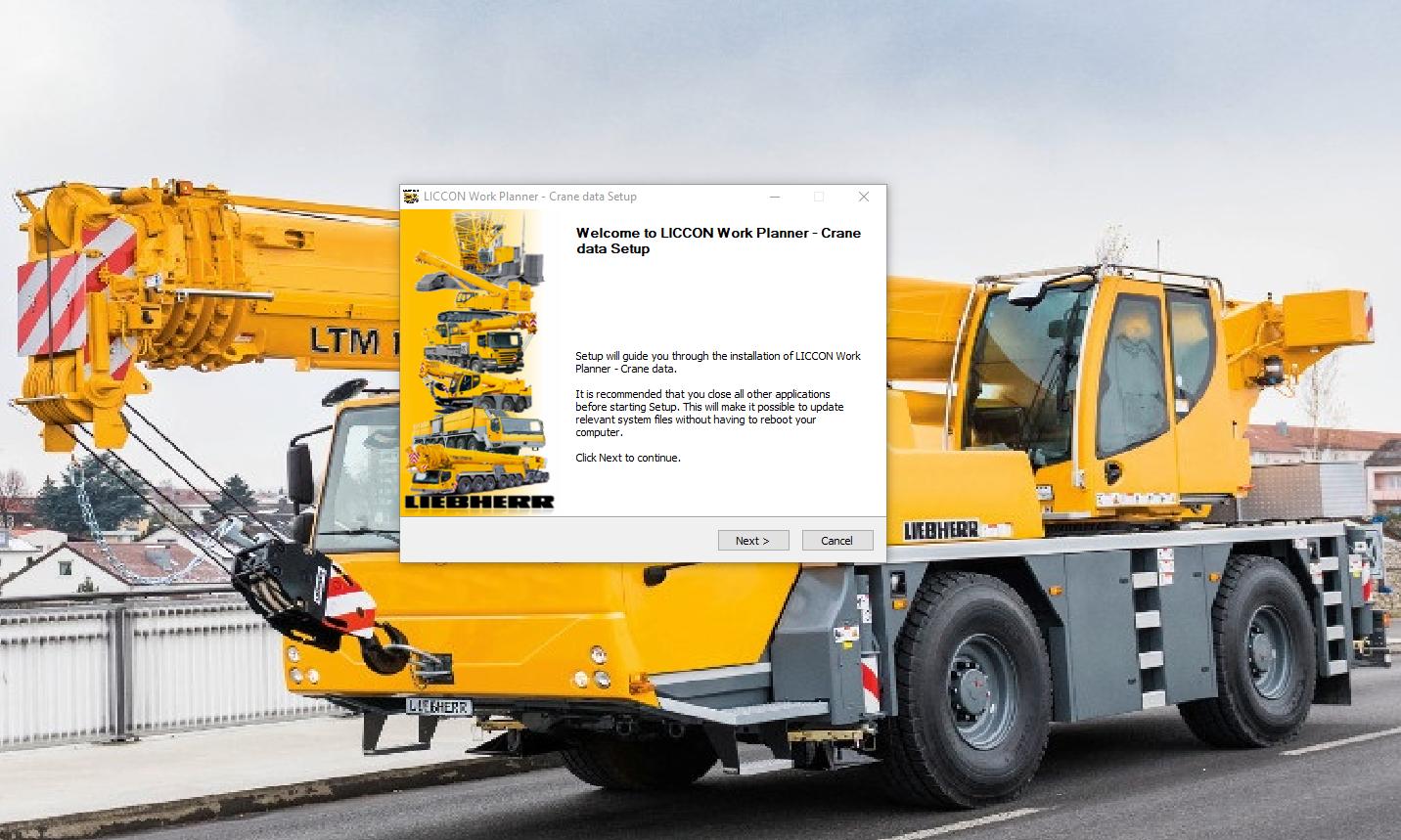 How To Fix Error Liebherr LICCON Universal Work Planner V6.19 LTM 1040 2.1 (1)