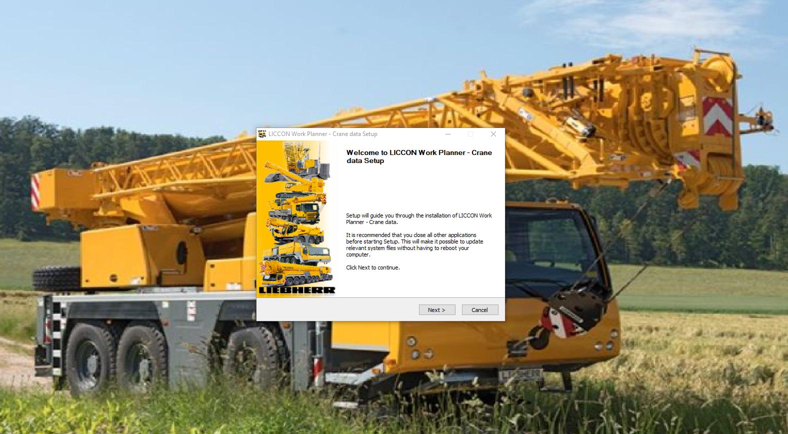 How To Fix Error Liebherr LICCON Universal Work Planner V6.19 LTM 1050 3.1 (1)