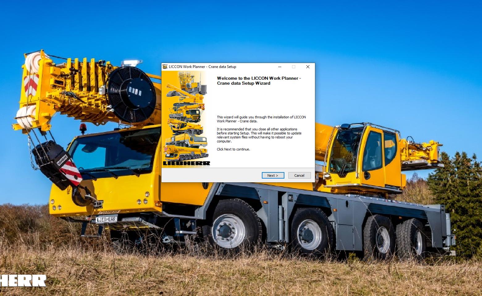 How To Fix Error Liebherr LICCON Universal Work Planner V6.19 LTM 1070 4.2 (1)