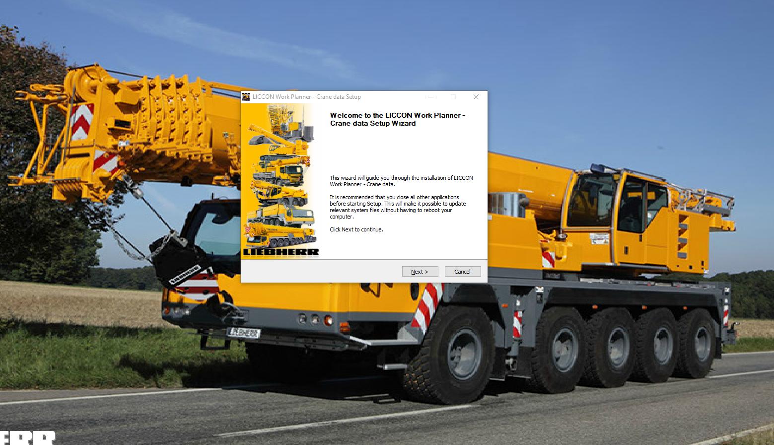 How To Fix Error Liebherr LICCON Universal Work Planner V6.19 LTM 1095 5.1 (1)
