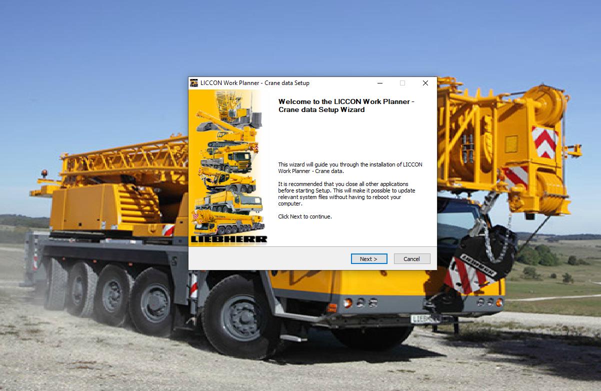 How To Fix Error Liebherr LICCON Universal Work Planner V6.19 LTM 1100 5.2 (1)