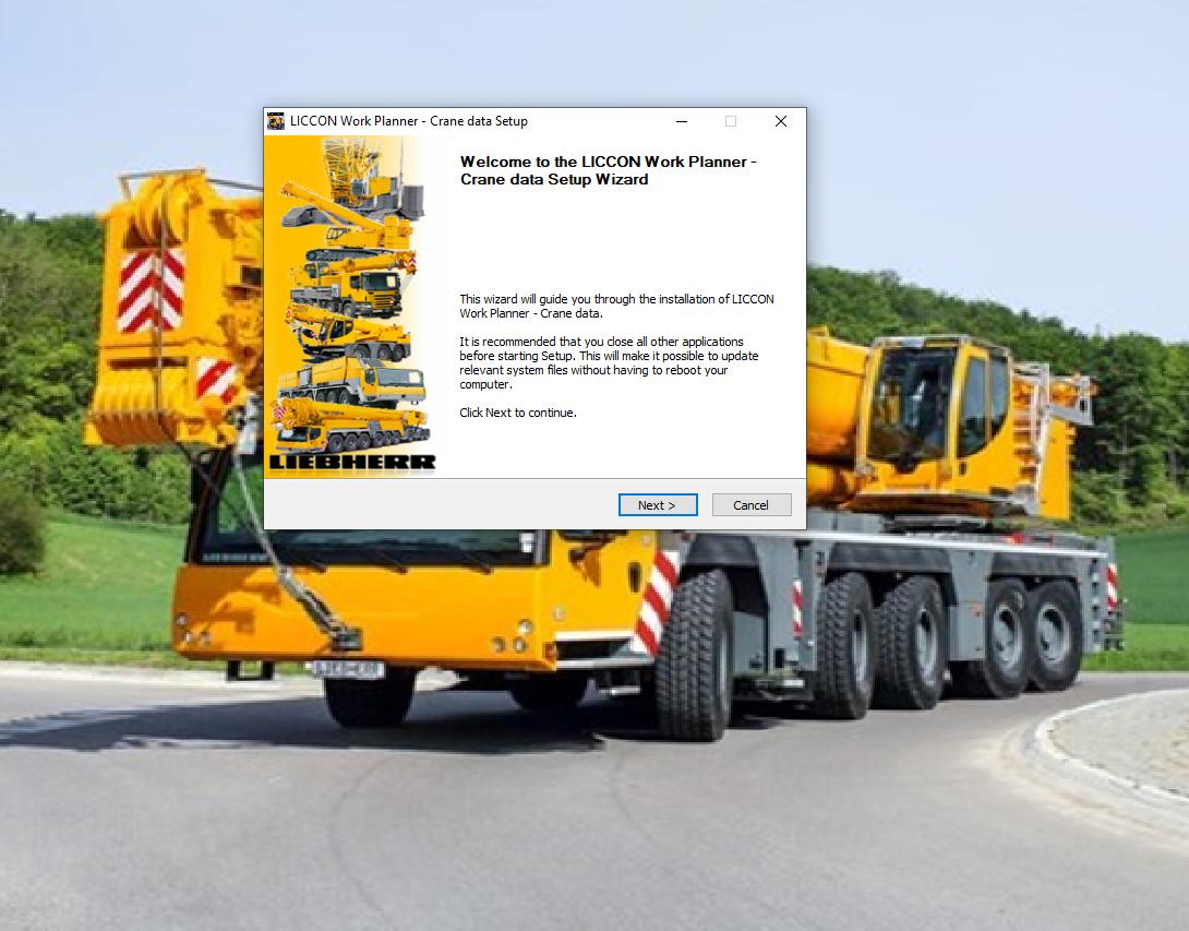 How To Fix Error Liebherr LICCON Universal Work Planner V6.19 LTM 1250 5.1 (1)