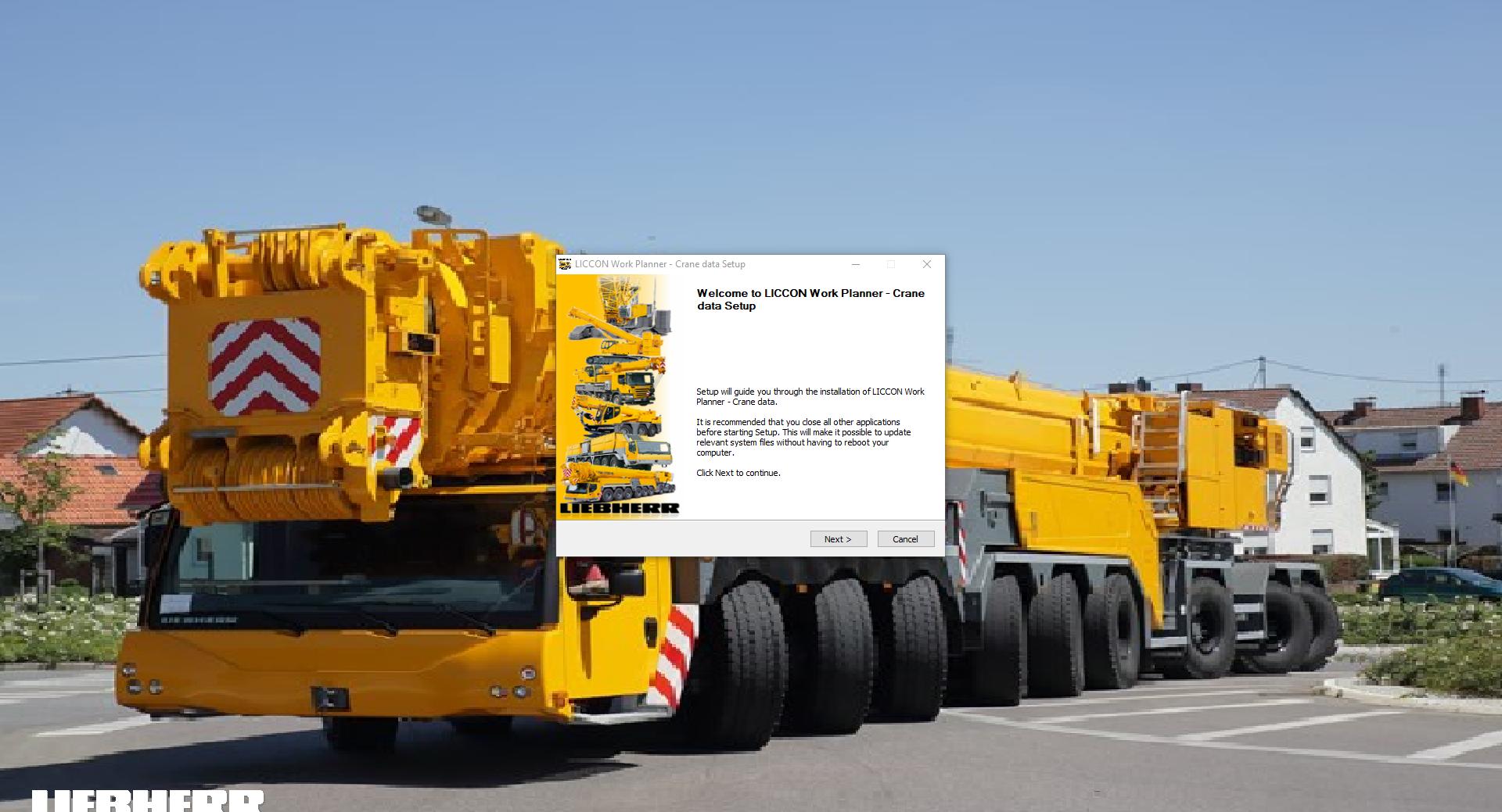 How To Fix Error Liebherr LICCON Universal Work Planner V6.19 LTM 1750 9.1 (1)