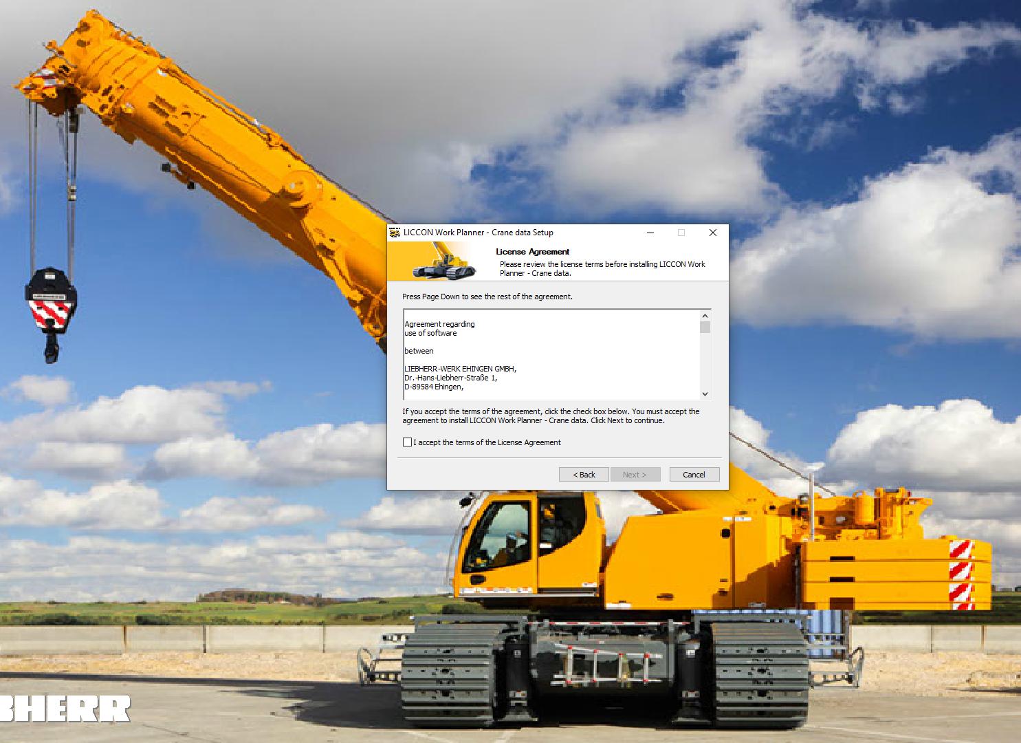 How To Fix Error Liebherr LICCON Universal Work Planner V6.19 LTR 1220 (1)