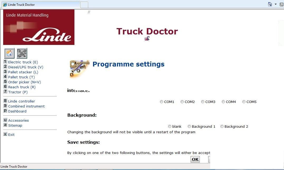 How To Fix Error Linde Diagnostic Program Truck Doctor v2.01.05 01.2016 (1)