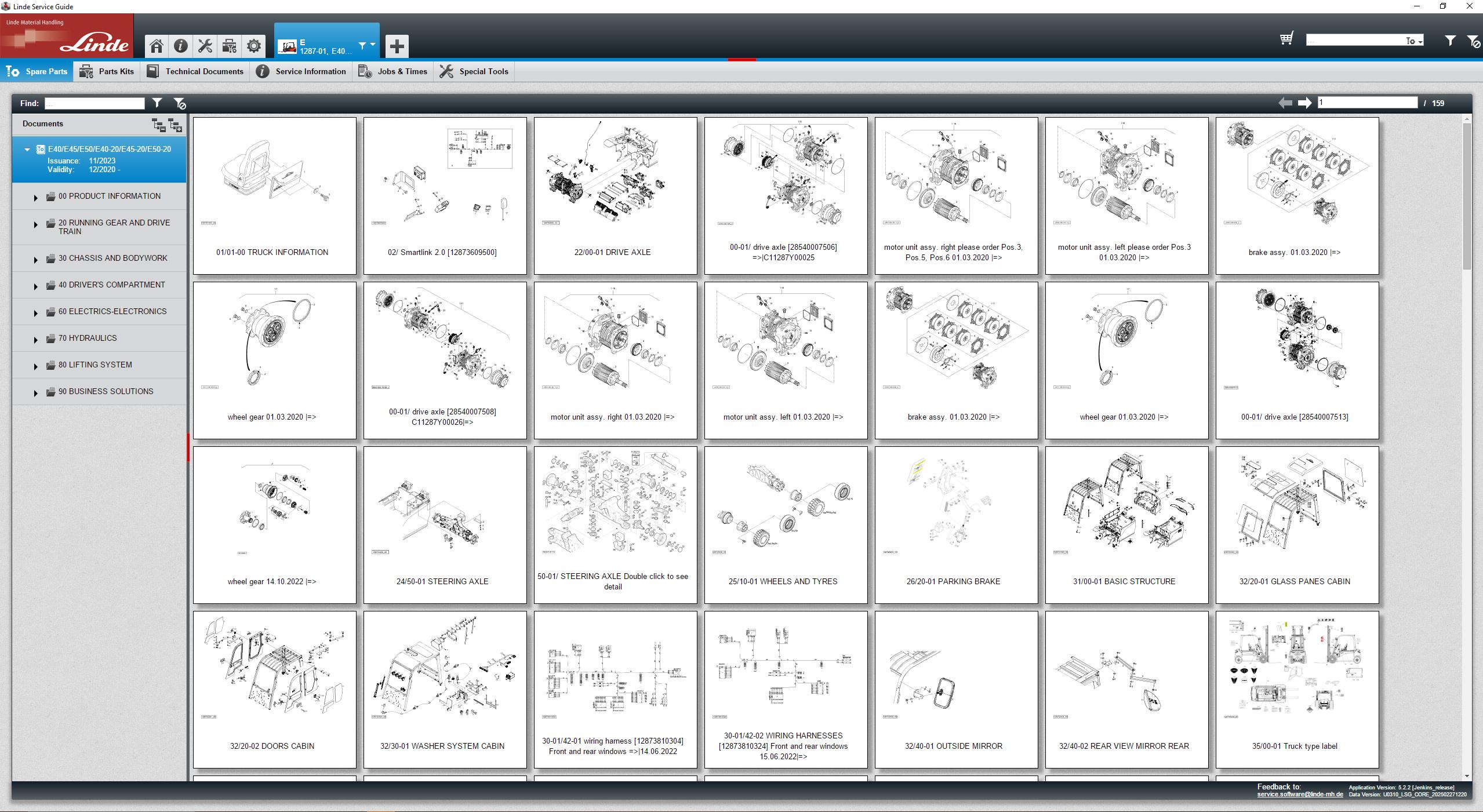 How To Fix Error Linde Forklift LSG v.5.2.2 U0310 02.2025 Service Parts Program (1)